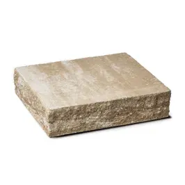 Capac stalp gard Avangard, beton, mokka, 360 x 310 x 80 mm