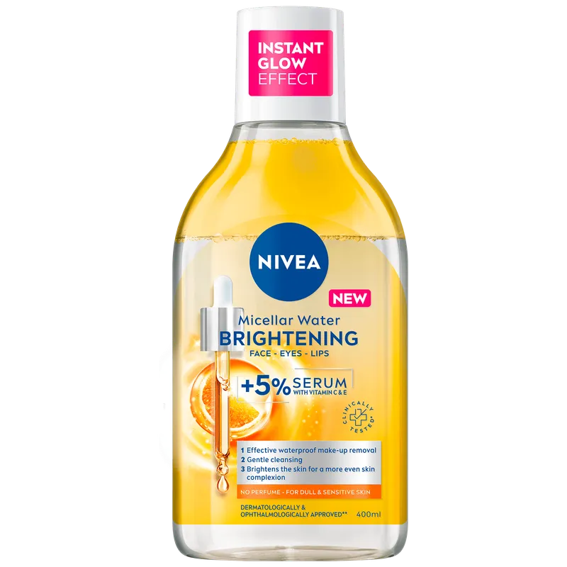 Apa micelara cu efect de iluminare  Nivea, 400 ml