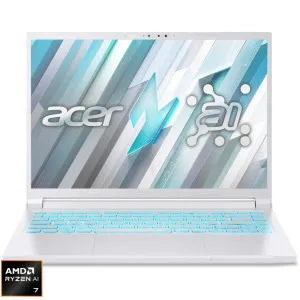 Laptop Acer Gaming 14.5 Nitro V14 ANV14-62, WUXGA IPS 120Hz, Procesor AMD Ryzen™ Al 7 350 (16M Cache, up to 5.0 GHz), 16GB DDR5, 1TB SSD, GeForce RTX 5050 8GB, No OS, Pearl White
