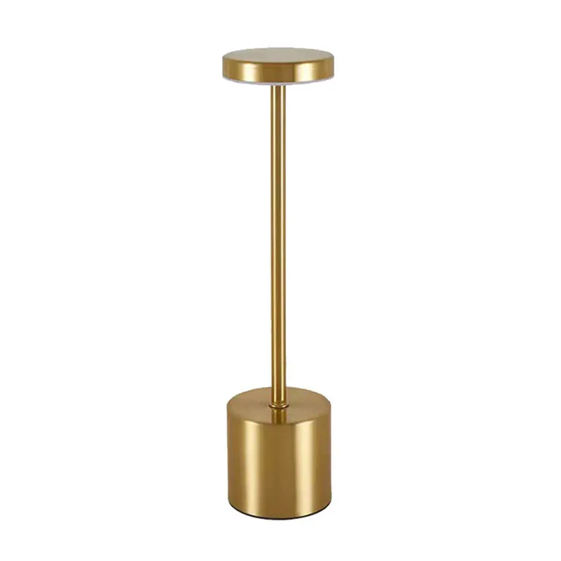 Veioza LED aurie fara fir, lampa de masa reincarcabila, 3 culori, 5000mAh