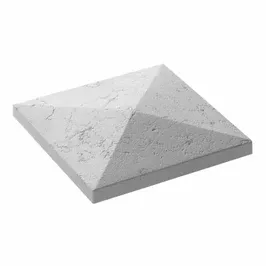 Capac stalp gard Star Stone, Roma, silver, 300 x 300 x 50 mm