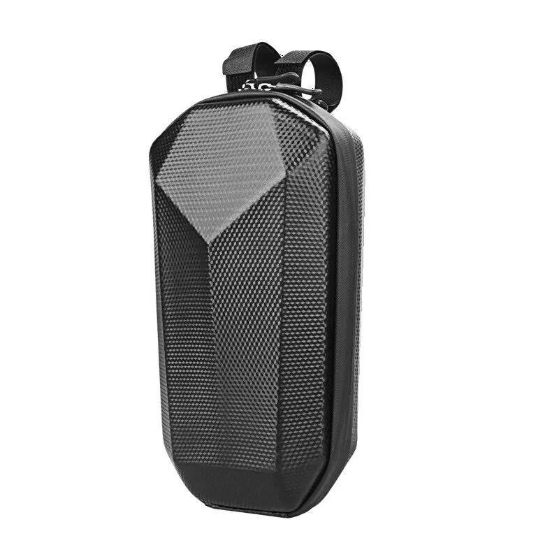 Geanta impermeabila trotineta, Piele/EVA, 5L, Negru