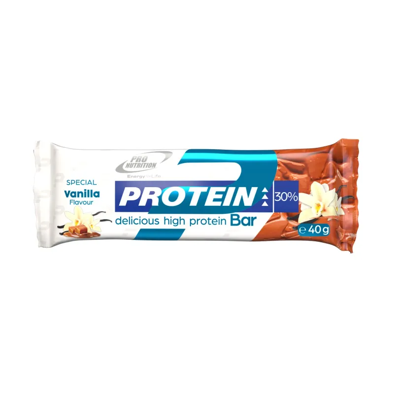 Baton de proteine cu aroma de vanilie Pro Nutrition, 40 g