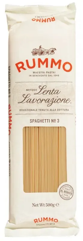 Paste Rummo Spaghetti No.3, 500 Gr.