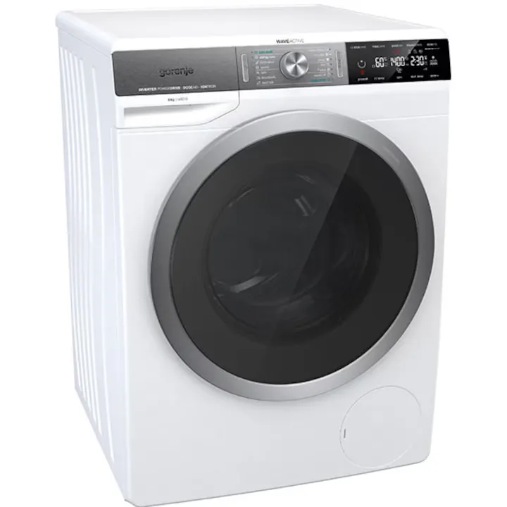 Masina de spalat rufe frontala GORENJE WS846LN, 8kg, 1400rpm, A+++, alb