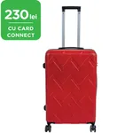 Geanta de voiaj cu roti 24 inci rosu