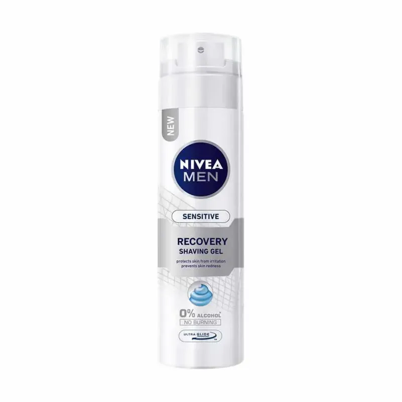 Gel de Ras Nivea Men Sensitive Recovery, 200 ml