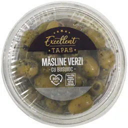 Masline verzi cu busuioc 130g