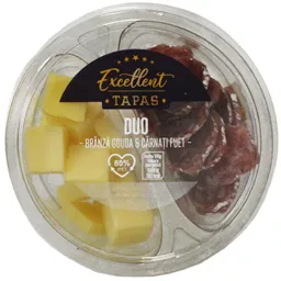 Duo Branza Gouda si carnati Fuet 100g