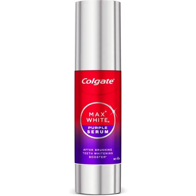 Ser pentru albirea dintilor Colgate Max White Purple, 40 ml