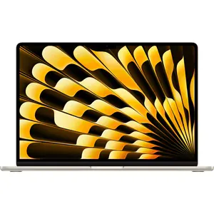 Laptop APPLE MacBook Air 15 mqku3ze/a, Apple M2, 15.3" Retina Display, 8GB, SSD 256GB, 10-core GPU, macOS Ventura, Starlight, Tastatura layout INT