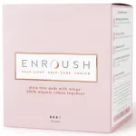 Absorbante din bumbac organic Enroush Super, 10 bucati