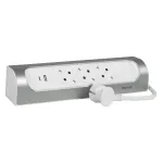 Prelungitor unghiular Legrand L694502, USB tip A si C, 3 prize, sectiune cablu 3x1.5mm, 1m