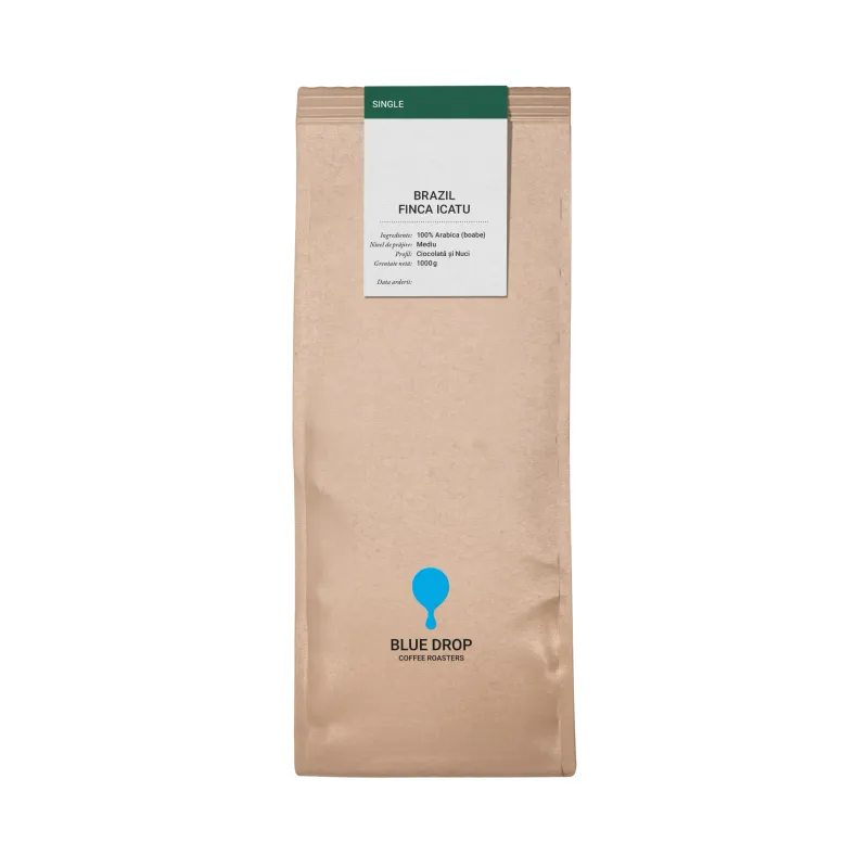 Cafea Boabe prajita, Brazil Finca Icatu 1kg, Blue Drop