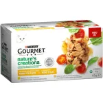 Hrana umeda pentru pisici Purina Gourmet, pui si curcan, 4 x 85 g