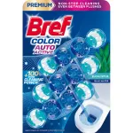 Odorizant pentru toaleta Bref Color Auto Active Eucalyptus, 3 x 50 g