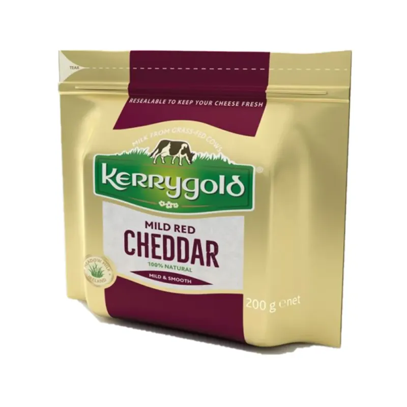 Branza cheddar Kerry Gold Mild Red, 200 g