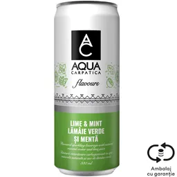 Apa minerala naturala carbogazoasa Lime & Mint 330ml