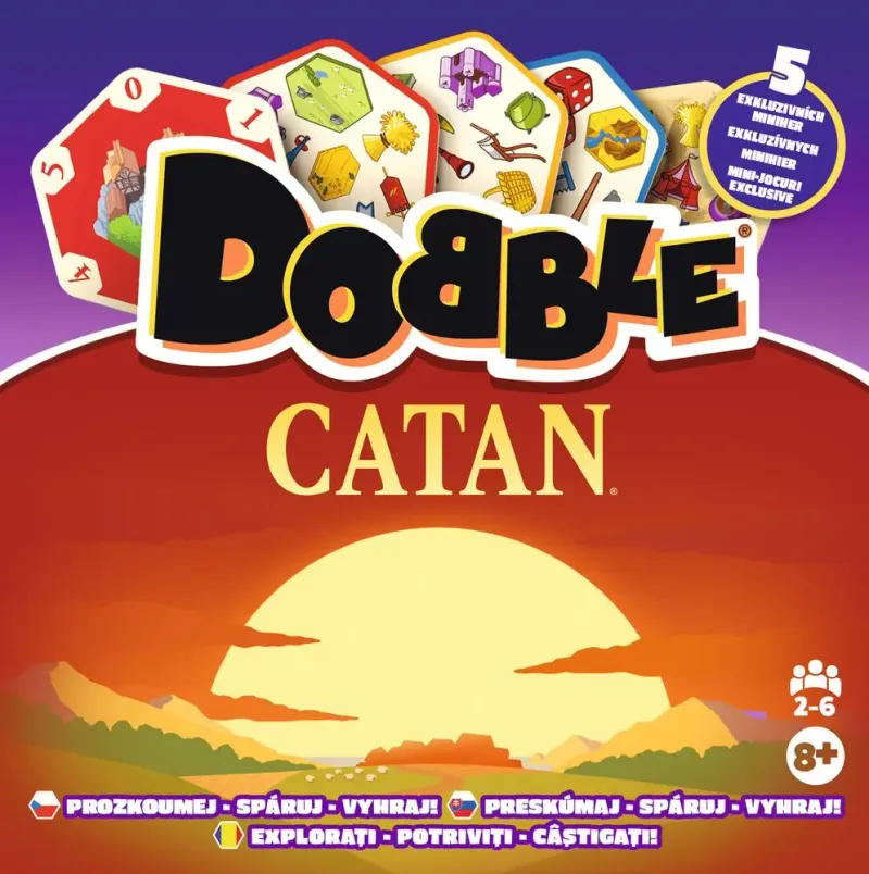 Joc de societate Dobble Catan, limba romana
