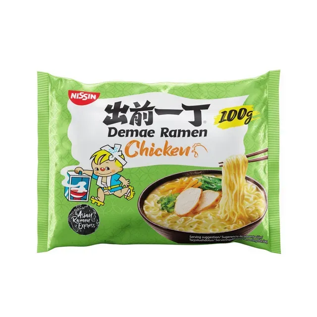 Supa instant cu aroma de pui Nissin Demae Ramen, 100 g