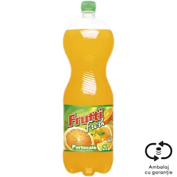 Bautura racoritoare carbogazoasa cu suc de portocale 2L