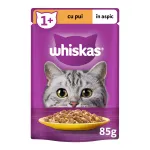 Hrana umeda pentru pisici adulte Whiskas cu pui in aspic, 85 g
