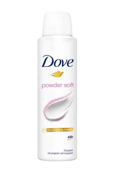 Deodorant spray Dove Powder Soft, 150 ml