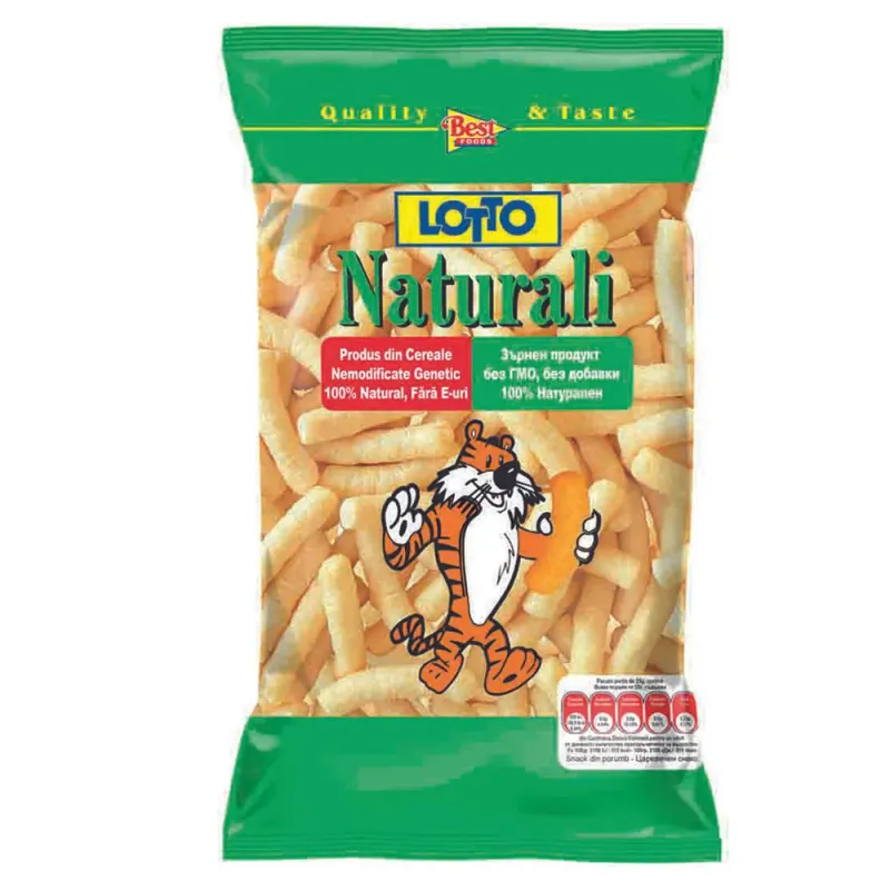Pufuleti naturali din cereale Lotto, 45 g