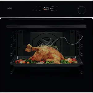 Cuptor incorporabil AEG MealAssist TR7PB63ZSB, Electric, Gatire cu abur, Autocuratare pirolitica, 72 l, Clasa A+, Wi-Fi, negru