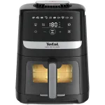 Friteuza cu aer cald TEFAL Easy Fry Silence EY5568E0, 1.5kg, 5l, 1670W, argintiu-negru