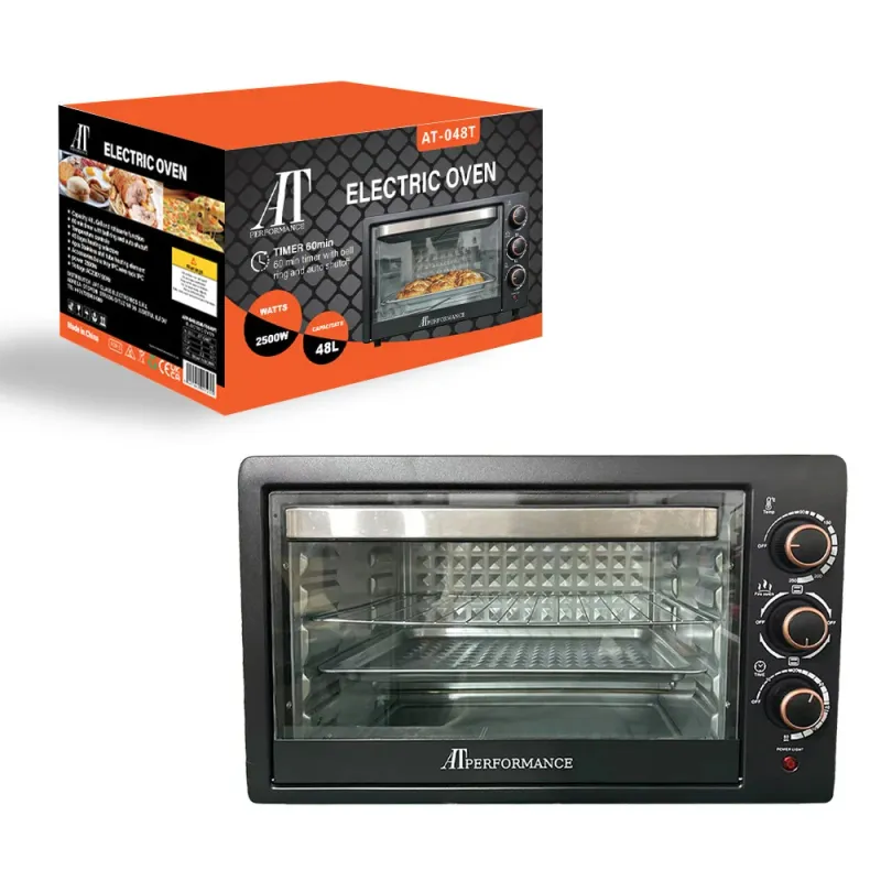 Cuptor Electric AT Performance AT-048T, 48L, 2500W, Timer 60 min, Grill, Control Temperatura