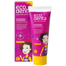 Pasta de dinti pentru copii, cu aroma de zmeura 75ml