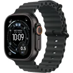Apple Watch Ultra 3, GPS + Cellular, Carcasa Black Titanium 49mm, Black Ocean Band