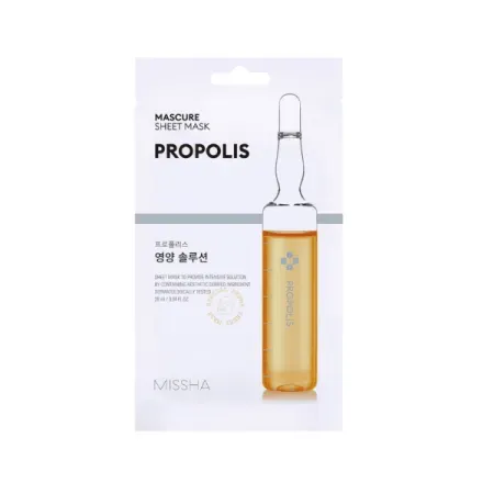 Masca faciala nutritiva cu propolis Missha Mascure, 27 ml