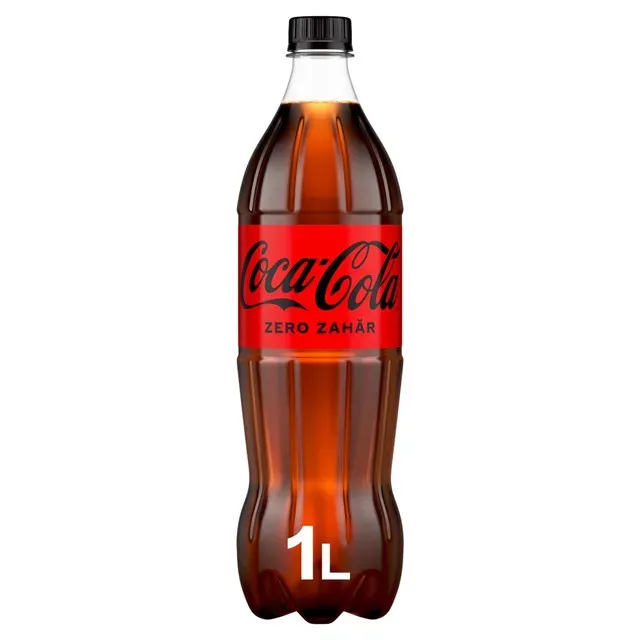 Bautura carbogazoasa Coca-Cola Zero Zahar, 1 l