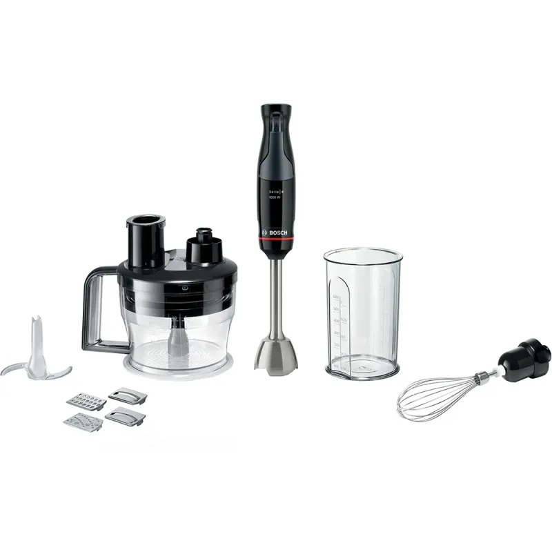 Mixer vertical BOSCH ErgoMaster MSM4B670, 1.25l, 1000W, viteza variabila, negru