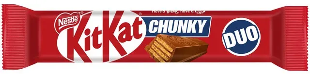 Baton de ciocolata KitKat Chunky Duo, 64 g