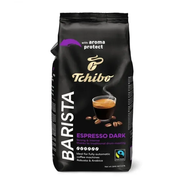 Cafea boabe prajita Tchibo Barista Espresso Dark, 1 kg