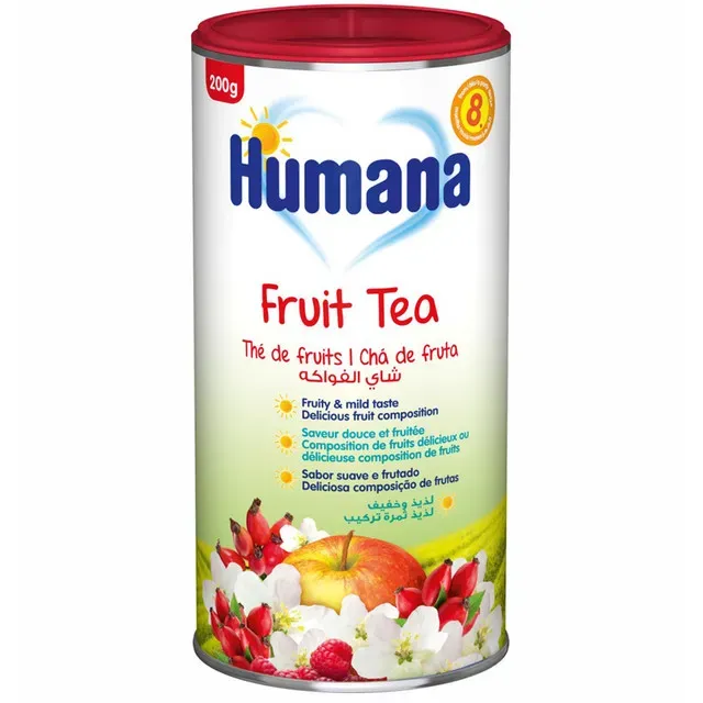 Ceai de fructe Humana, 8+ luni, 200 g