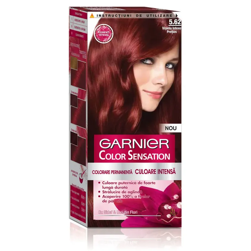 Vopsea de par permanenta Garnier Color Sensation IntensePreciousGarnet