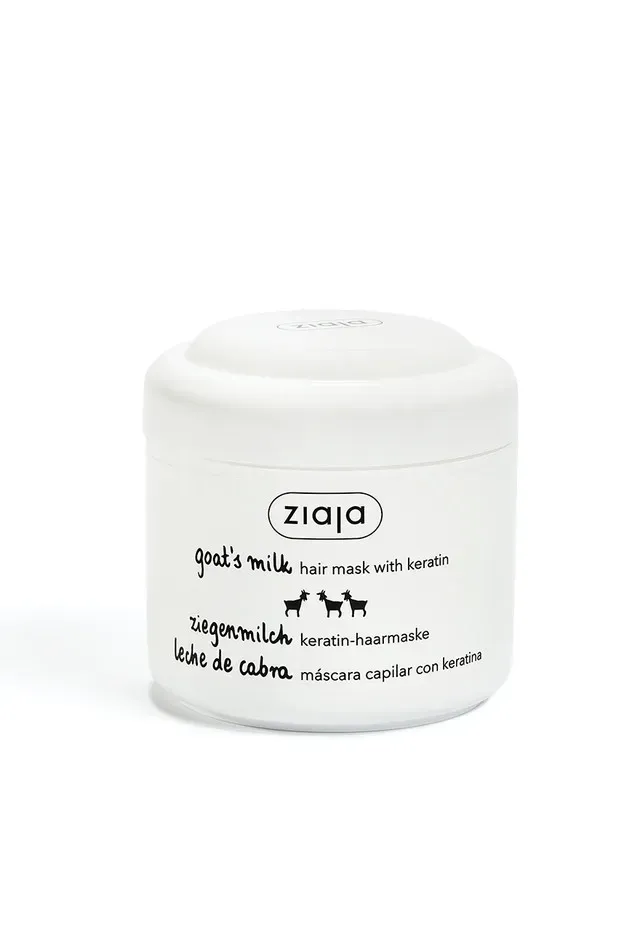 Masca de par Ziaja Goat's Milk cu lapte de capra si keratina pentru intarirea firului de par, 200 ml