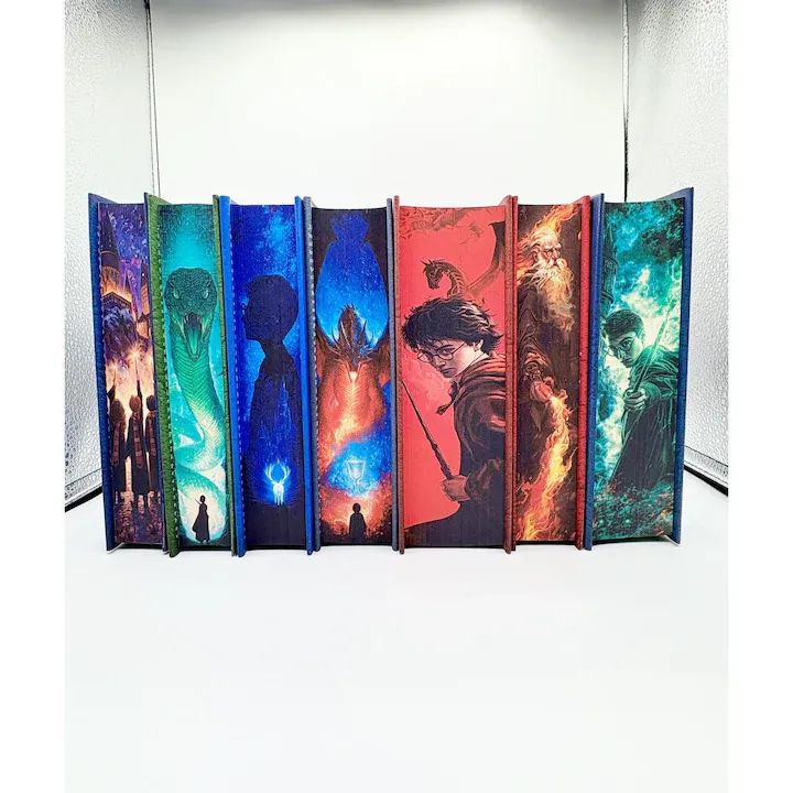 Seria Harry Potter cu printed edges - 7 volume