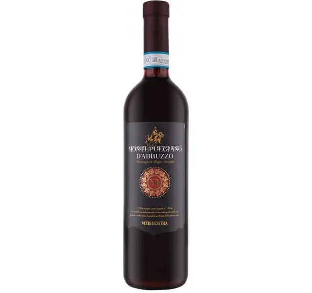 Vin rosu sec Vitis Nostra Montepulciano D'Abruzzo DOC, 0.75 l