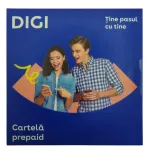 Cartela cu numar nou Digi PrePay SIM 4 EURO
