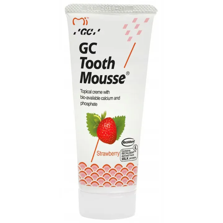 Pasta de dinti, GC, remineralizare, reducere sensibilitate, aroma de capsuni, 35 ml