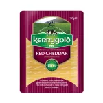 Branza cheddar rosie felii Kerry Gold, 150 g