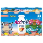 Iaurt de baut Actimel Pokemon, cu piersica, 8 x 100 g