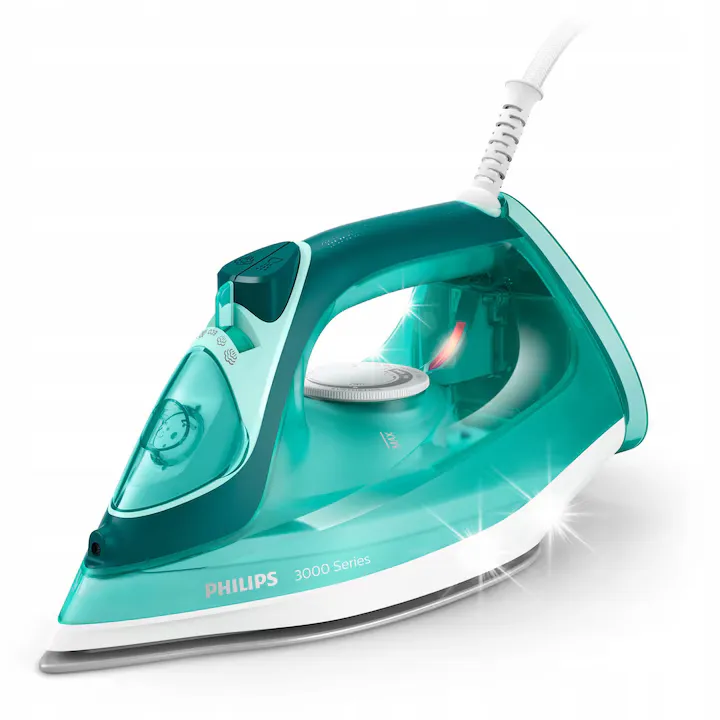 Fier de calcat Philips 3000 Series DST3030/70, 2400W, abur continuu 40 g/min, rezervor 300 ml