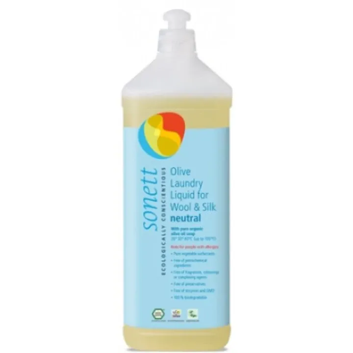 Detergent Ecologic Lichid pentru Lana Si Matase Neutru 1L Sonett