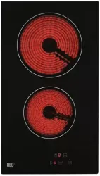 Plita vitroceramica incorporabila NEO VBH-300 2 zone de gatire 3000 W neagra